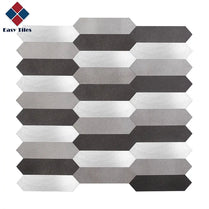 Big Size Back Hexagon Tiles PVC Waterproof Home Decoration 3D Self-Adhesive Wall Tiles by Vivid Tiles | Souqify