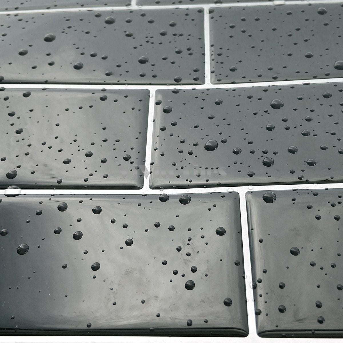 Black Subway Vinyl Tiles T80719L by Vivid Tiles | Souqify