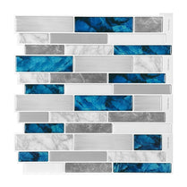 Blue Gray Strip Vinyl Tile T80122 by Vivid Tiles | Souqify