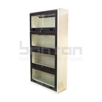 Bookcase – 4 Door by BONTON FURNITURE SOLUTIONS | Souqify