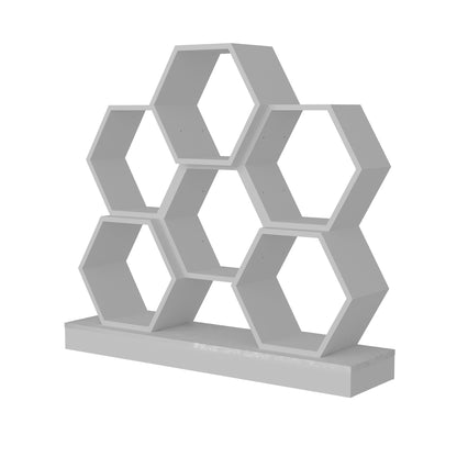 Bookshelf Cicek - White-CCK43BC01 White 135 X 35 X 19 by DECOROTIKA | Souqify