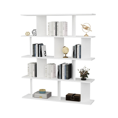 Bookshelf Grace - White-GRC47BC01 White 136 X 30 X 22 by DECOROTIKA | Souqify