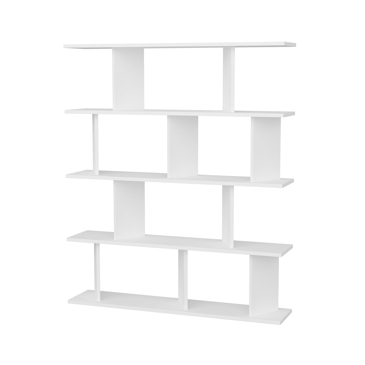Bookshelf Grace - White-GRC47BC01 White 136 X 30 X 22 by DECOROTIKA | Souqify
