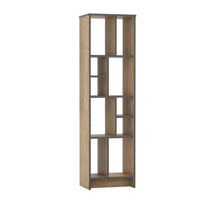 Bookshelf Manhattan 2 - Oak-MN69BCM01 Oak
Dark Grey 176 X 35 X 12 by DECOROTIKA | Souqify