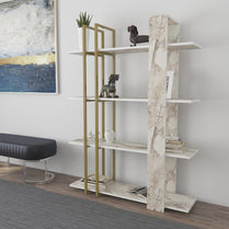 Bookshelf Onno Bookcase Ephesus Gold-ONN63BC01 Ephesus Gold 180 X 45 X 20 by DECOROTIKA | Souqify