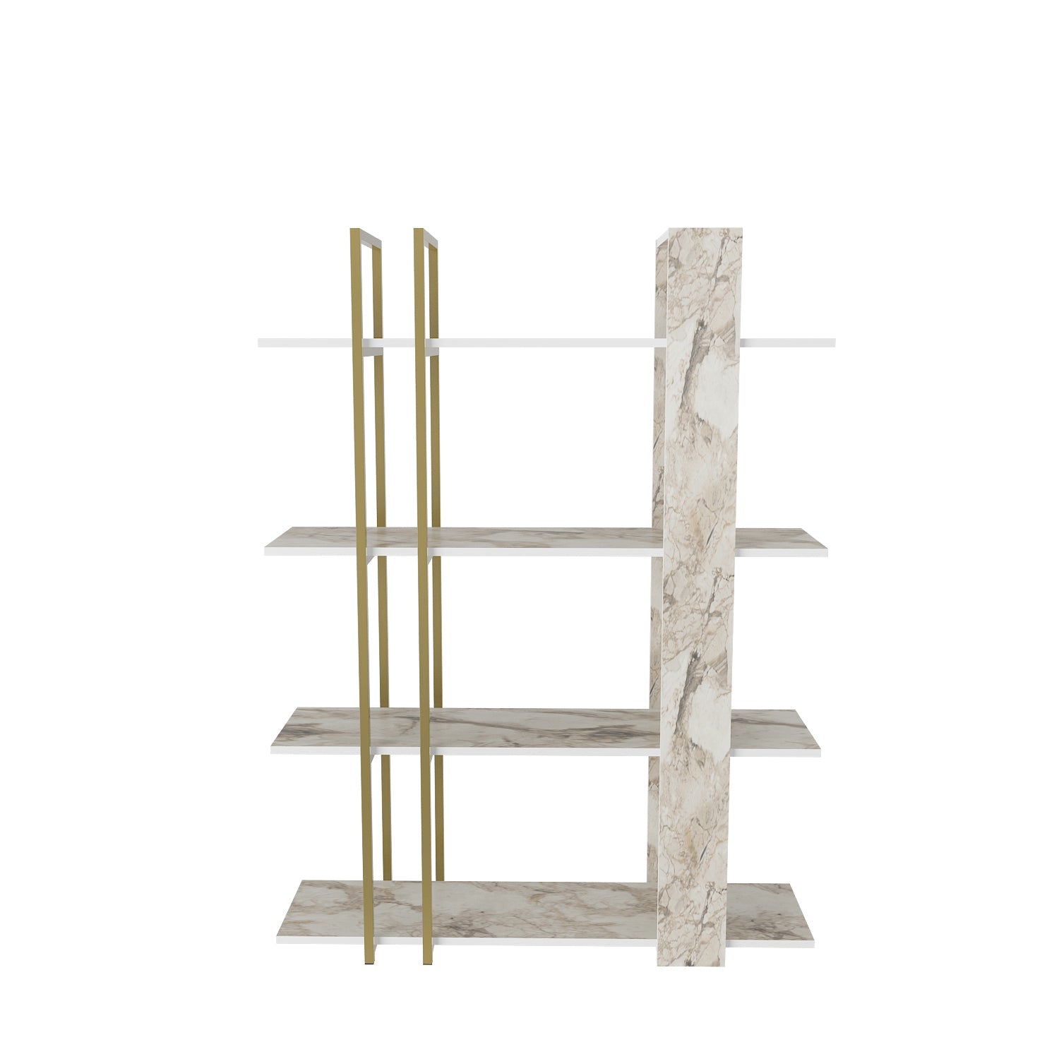 Bookshelf Onno Bookcase Ephesus Gold-ONN63BC01 Ephesus Gold 180 X 45 X 20 by DECOROTIKA | Souqify