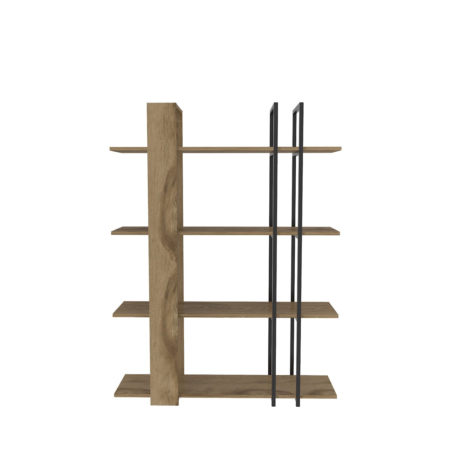 Bookshelf Onno Bookcase Ud Siyah-ONN63BC03 Ud Siyah 180 X 45 X 20 by DECOROTIKA | Souqify