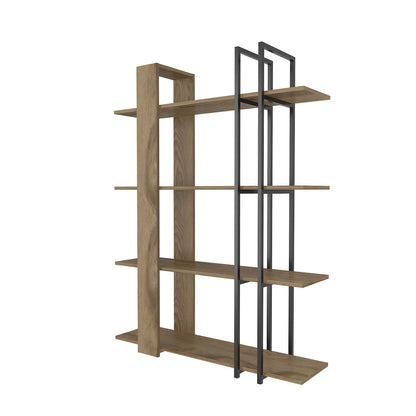 Bookshelf Onno Bookcase Ud Siyah-ONN63BC03 Ud Siyah 180 X 45 X 20 by DECOROTIKA | Souqify