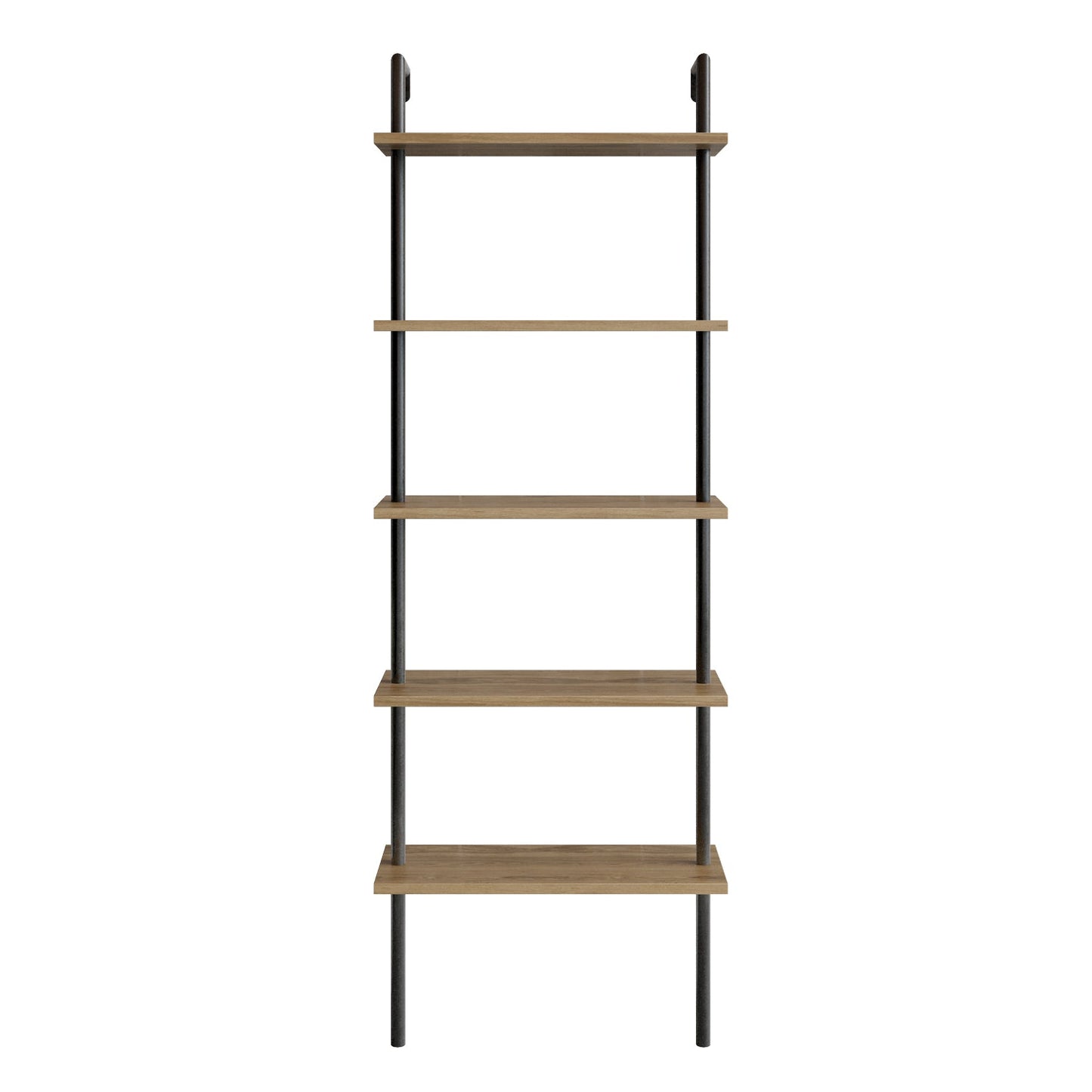 Bookshelf Paula - Walnut, Black-PAU68LBC04 Walnut
Black 76 X 28 X 17 by DECOROTIKA | Souqify