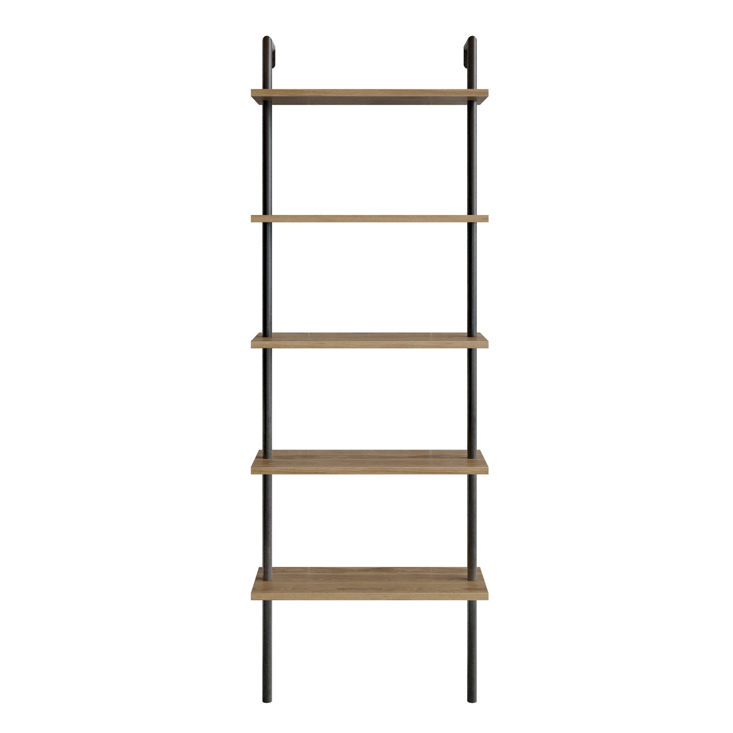 Bookshelf Paula - Walnut, Black-PAU68LBC04 Walnut
Black 76 X 28 X 17 by DECOROTIKA | Souqify
