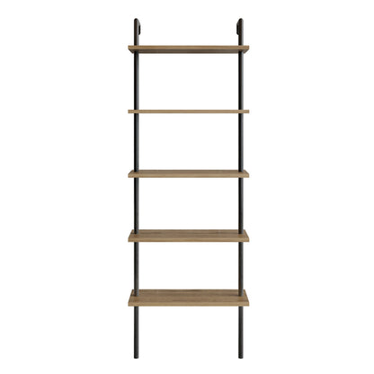 Bookshelf Paula - Walnut, Black-PAU68LBC04 Walnut
Black 76 X 28 X 17 by DECOROTIKA | Souqify