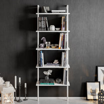 Bookshelf Paula - White-PAU68LBC01 White 76 X 28 X 17 by DECOROTIKA | Souqify