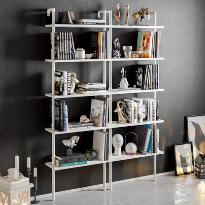 Bookshelf Paula - White-PAU68LBC01 White 76 X 28 X 17 by DECOROTIKA | Souqify