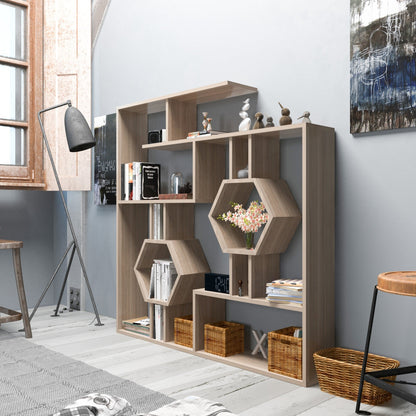 Bookshelf Tamara - Black-TMR52BC07 Black 144 X 28 X 21 by DECOROTIKA | Souqify
