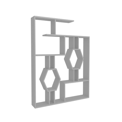 Bookshelf Tamara - White-TMR52BC05 White 144 X 28 X 21 by DECOROTIKA | Souqify