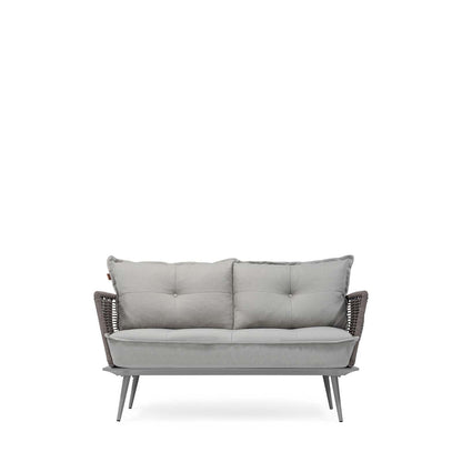 Bright 2 Seater ALLUMINIUM, 144 CM by SANCREA | Souqify
