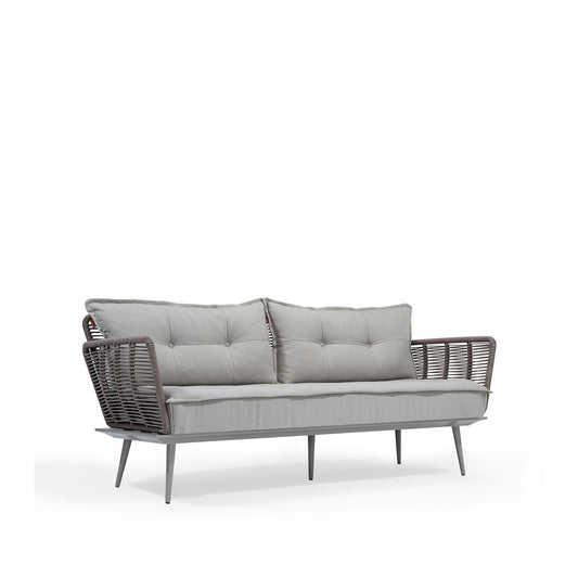 Bright 3 Seater ALLUMINIUM, 189 CM by SANCREA | Souqify