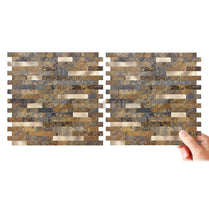 Brozen Marble PVC and Copper Composite Tile WJ-02 by Vivid Tiles | Souqify