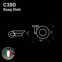 C3SD - COLOSEO Series Soap Dish - Bathroom Accessories by TUSCANI | Souqify