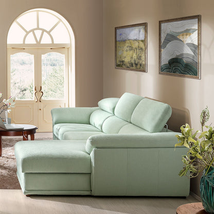 CADILLAC Small Modern Corner Sofa Bed | 2440mm X 1750mm | Many upholstery materials by EWOODS | Souqify