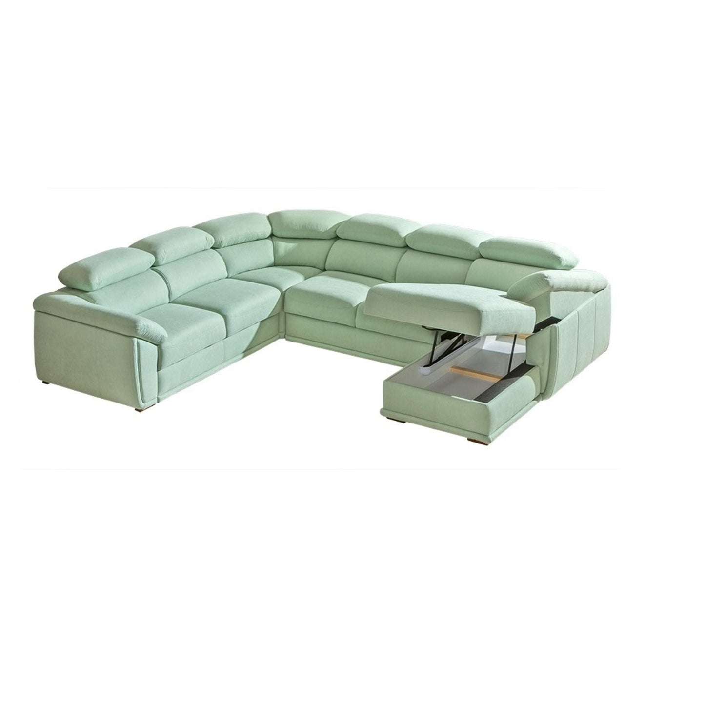 CADILLAC U-Shape Modern Corner Sofa Bed | 3250mm X 2580mm | Many upholstery materials! by EWOODS | Souqify