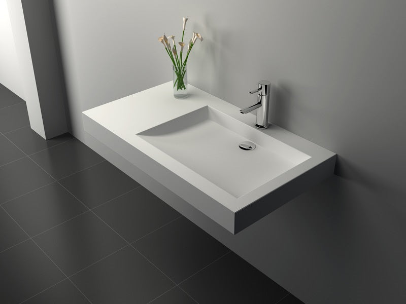 Cast Stone Solid Surface Bathroom Countertop Basin JZ9020a by Jingzun | Souqify