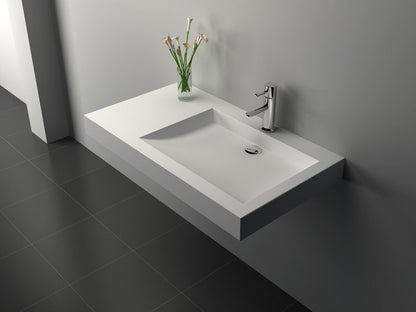 Cast Stone Solid Surface Bathroom Countertop Basin JZ9020a by Jingzun | Souqify