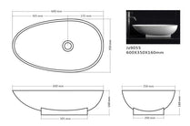 Cast Stone Solid Surface Bathroom Countertop Basin JZ9055 by Jingzun | Souqify