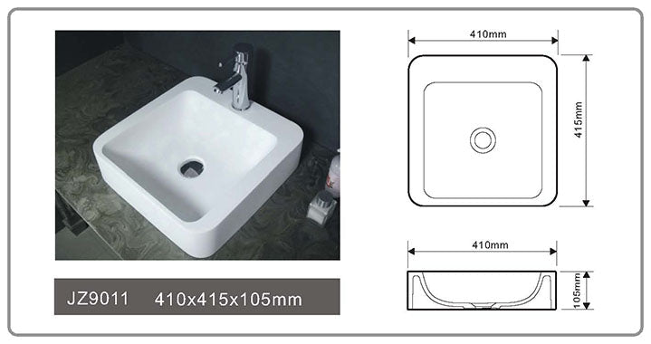 Cast Stone Solid Surface Bathroom Countertop Sink JZ9011 by Jingzun | Souqify