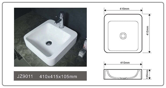 Cast Stone Solid Surface Bathroom Countertop Sink JZ9011 by Jingzun | Souqify
