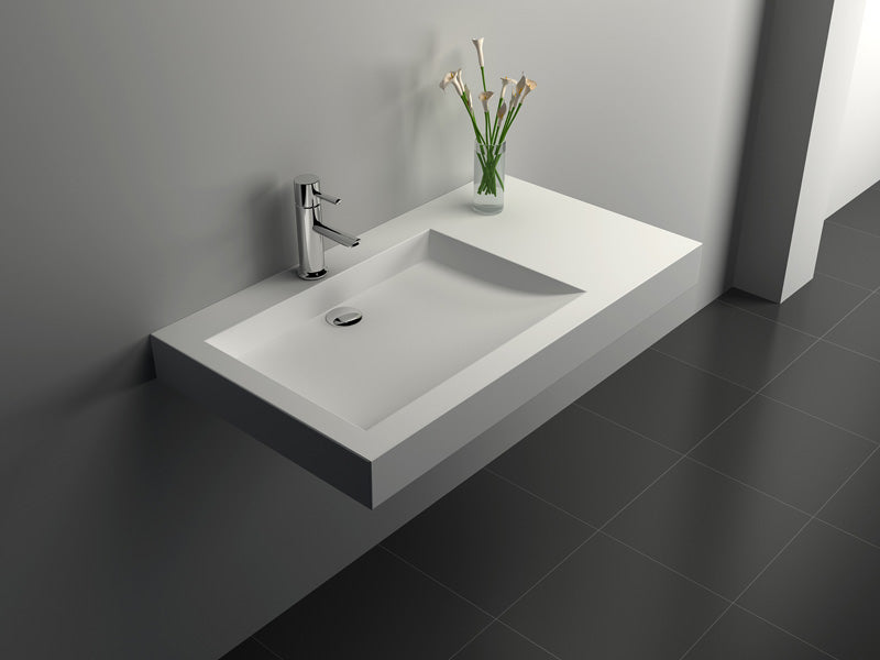 Cast Stone Solid Surface Bathroom Countertop Sink JZ9020B by Jingzun | Souqify