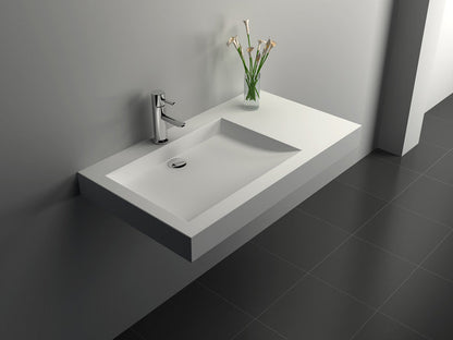 Cast Stone Solid Surface Bathroom Countertop Sink JZ9020B by Jingzun | Souqify