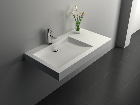 Cast Stone Solid Surface Bathroom Countertop Sink JZ9020B by Jingzun | Souqify