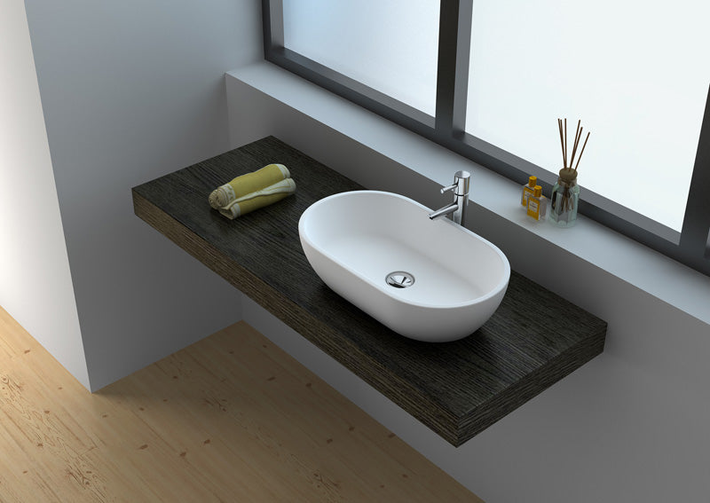Cast Stone Solid Surface Bathroom Countertop Sink JZ9033 by Jingzun | Souqify