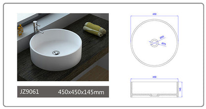 Cast Stone Solid Surface Countertop Bowl Sink JZ9061 by Jingzun | Souqify