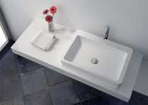Cast Stone Solid Surface Countertop Wash Basin JZ9025 by Jingzun | Souqify