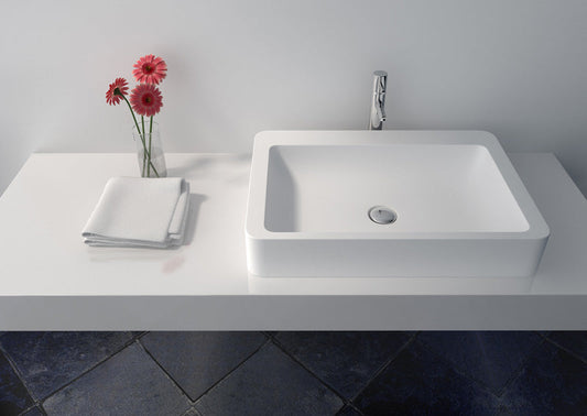Cast Stone Solid Surface Countertop Wash Basin JZ9025 by Jingzun | Souqify