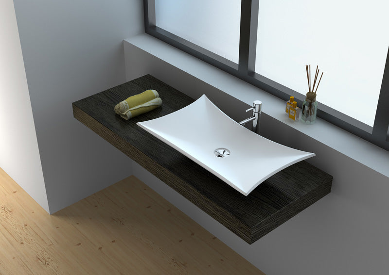 Cast Stone Solid Surface Vessel Countertop Sink JZ9017 by Jingzun | Souqify