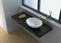 Cast Stone Solid Surface Vessel Countertop Sink JZ9018 by Jingzun | Souqify