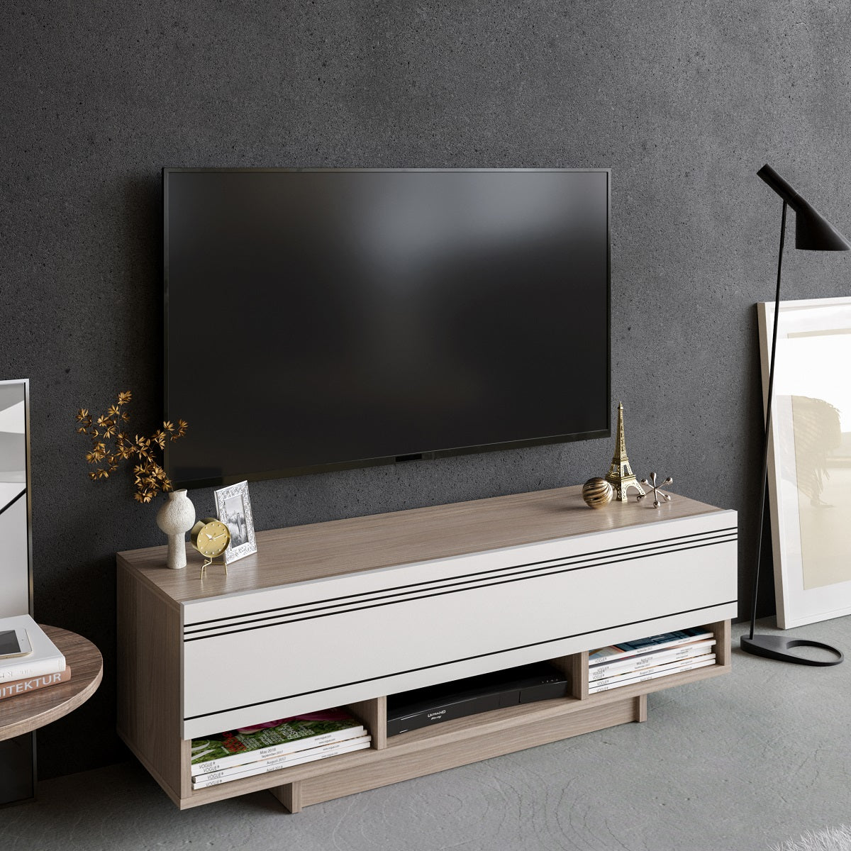 Celestia TV Unit - Cordoba White by DECOROTIKA | Souqify