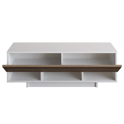 Celestia TV Unit - White Walnut by DECOROTIKA | Souqify