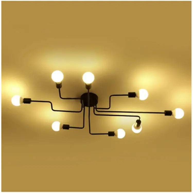 Children's Room Ceiling Lamp Modern Minimalist Creative Personality Dining Room Living Room Lamp Retro Iron Art Lighting by Zhongsan | Souqify