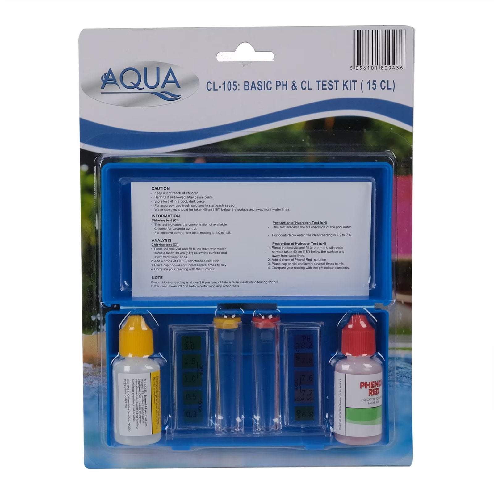 Chlorine and pH test kit | Maintain balanced water chemistry by Aquatic Pools & Fountains LLC | Souqify