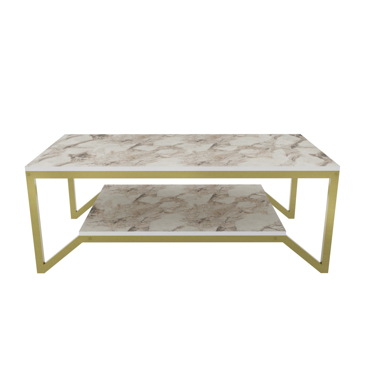 Coffee Table Flora - Gold, White-FLR47CT01 Gold
White 137 X 66 X 14 by DECOROTIKA | Souqify