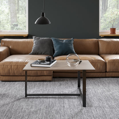 Coffee Table Merideths - Walnut-MER17CT02 Walnut
Black 100 X 66 X 11.5 by DECOROTIKA | Souqify