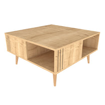 Coffee Table Ronas - Oak-RON35CT03 Oak 102 X 95 X 13.5 by DECOROTIKA | Souqify