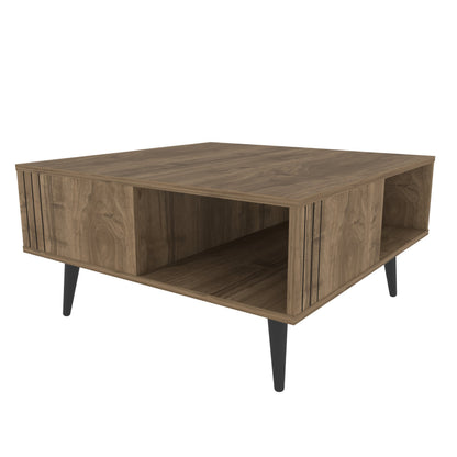 Coffee Table Ronas - Walnut-RON35CT01 Walnut 102 X 95 X 13.5 by DECOROTIKA | Souqify