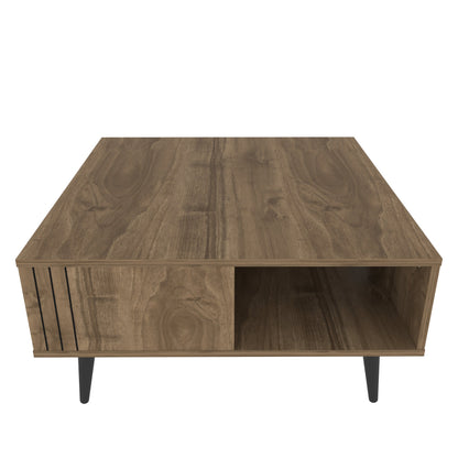 Coffee Table Ronas - Walnut-RON35CT01 Walnut 102 X 95 X 13.5 by DECOROTIKA | Souqify