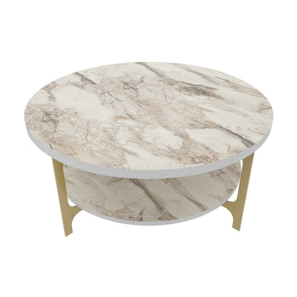 Coffee Table Versy - Gold-VER35CT01 Gold
White 97 X 95 X 10 by DECOROTIKA | Souqify