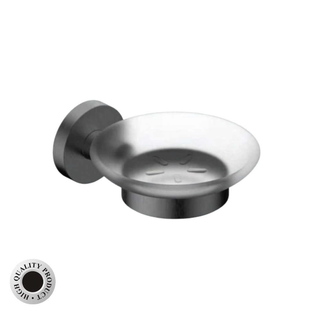 Coloseo Series 6pcs Set - Bathroom Accessories (Gunmetal / Matte Gold) by TUSCANI | Souqify